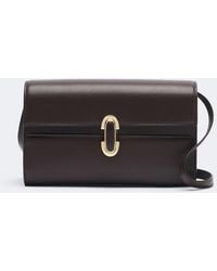 SAVETTE - Symmetry Mini Leather Crossbody Bag - Lyst