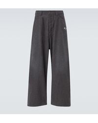 Balenciaga - Trompe L'Oeil Denim Sweatpants - Lyst