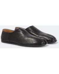 Maison Margiela - Tabi Leather Slip-Ons - Lyst