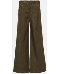 Citizens of Humanity - Paloma High-rise Wide-leg Cotton Pants - Lyst