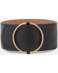 Alaïa - Ring Leather Belt - Lyst