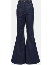 Nina Ricci - High-Rise Flared Jeans - Lyst