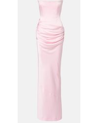 Alex Perry - Draped Bustier Gown - Lyst