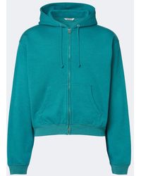 AURALEE - Sudadera Con Capucha De Algodon, Lana Y Seda - Lyst