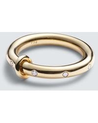 Spinelli Kilcollin - Ovio 18Kt Ring With Diamonds - Lyst