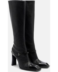 McQueen - Niko Leather Knee-High Boots - Lyst