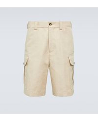 Loro Piana - Bizen Cotton And Linen Cargo Shorts - Lyst