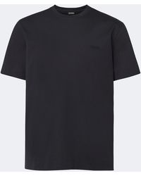 ZEGNA - Cotton Jersey T-Shirt - Lyst