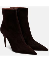 Paris Texas - Ankle Boots Vera 85 Aus Veloursleder - Lyst