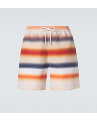 Loewe - Paula's Ibiza Striped Swim Trunks - Lyst