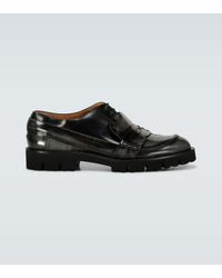 Maison Margiela Fusion Leather And Mesh Trainers in 42 (Black) for Men - Save 75% - Lyst