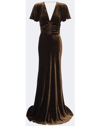 Ralph Lauren - Charisse Velvet Bustier Gown - Lyst