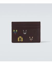 Loewe - X Louis Wain Leather Card Holder - Lyst