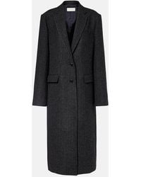 Dries Van Noten - Chalk Stripe Wool Coat - Lyst