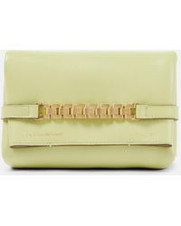 Victoria Beckham - Schultertasche Chain Mini Aus Leder - Lyst
