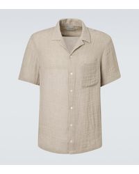 LeKasha - Linen Bowling Shirt - Lyst