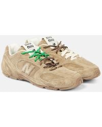 Miu Miu - X New Balance 530 Sl Suede Sneakers - Lyst