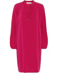 Diane von Furstenberg Minikleid Jessica aus Seide - Rot