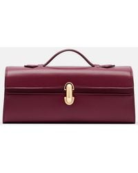 SAVETTE - Symmetry Slim Leather Top-Handle Bag - Lyst