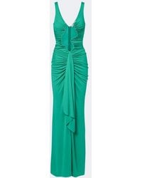 Christopher Esber - Salacia Ruched Jersey Maxi Dress - Lyst
