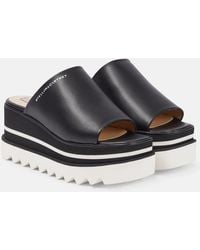 Stella McCartney - Mules Sneak-Elyse Con Plataforma - Lyst