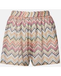 Missoni - Shorts En Zigzag - Lyst