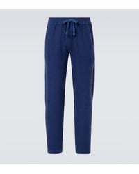 Fedeli - Pantalones Rectos De Lino - Lyst