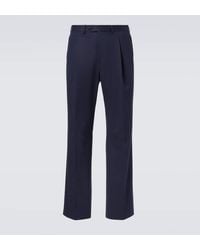 Saman Amel - Amo Cotton And Cashmere Straight Pants - Lyst