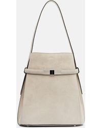 TOTEME - Sac Seau Belted Medium En Daim - Lyst