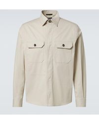 ZEGNA - Cotton-Blend Overshirt - Lyst