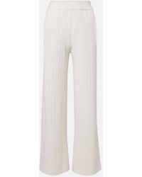 Eleventy - Wool And Cashmere Straight Pants - Lyst
