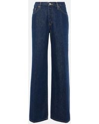 RE/DONE - Jeans Palazzo a gamba larga e vita media - Lyst