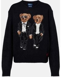 Polo Ralph Lauren - Wool-Blend Ralph And Ricky Bear Sweater - Lyst