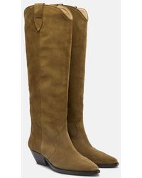 Isabel Marant - Denvee 40 Suede Knee-High Boots - Lyst