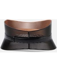 Alaïa - Neo Bustier Leather Belt - Lyst
