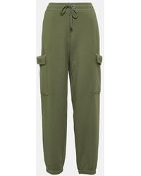 Velvet - Cargo Cotton Jersey Sweatpants - Lyst