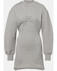The Attico - Cotton Jersey Sweatshirt Dress - Lyst