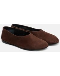 Proenza Schouler - Glove Suede Ballet Flats - Lyst