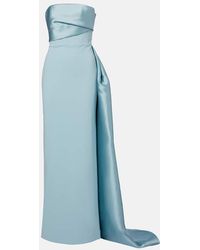 Solace London - Robe Longue Bustier Kinsley - Lyst