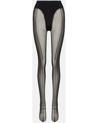 Mugler - Strumpfhose Re/Edit - Lyst