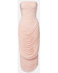 Magda Butrym - Draped Midi Dress - Lyst