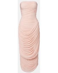 Magda Butrym - Draped Midi Dress - Lyst