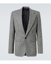 Acne Studios - Chaqueta De Traje De Lana A Cuadros - Lyst