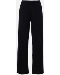 Extreme Cashmere - N°320 Rush Cashmere-Blend Wide-Leg Pants - Lyst