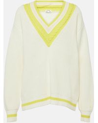 The Upside - Louie Ribbed-knit Cotton Sweater - Lyst