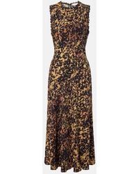 Ulla Johnson - Clea Printed Midi Dress - Lyst