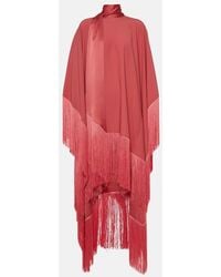 ‎Taller Marmo - Mrs Ross Phoenix Fringed Crepe-de-chine Gown - Lyst
