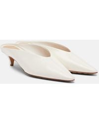 Bottega Veneta - Vesta Leather Mules - Lyst
