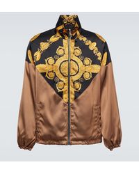 Versace - Baroque Print Techno Fabric Jacket For - Lyst