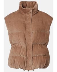 Brunello Cucinelli - Monili Corduroy Down Vest - Lyst